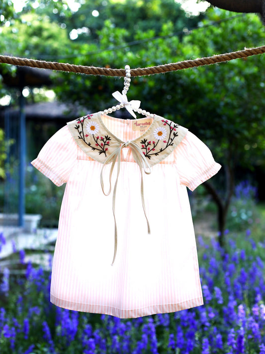 Vintage Bloom Dress (Pink)