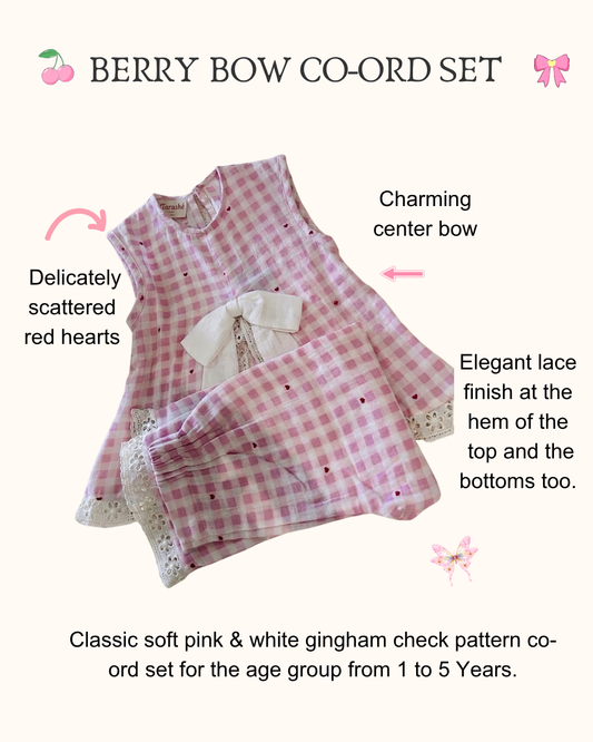 Berry Bow Co-Ord Set