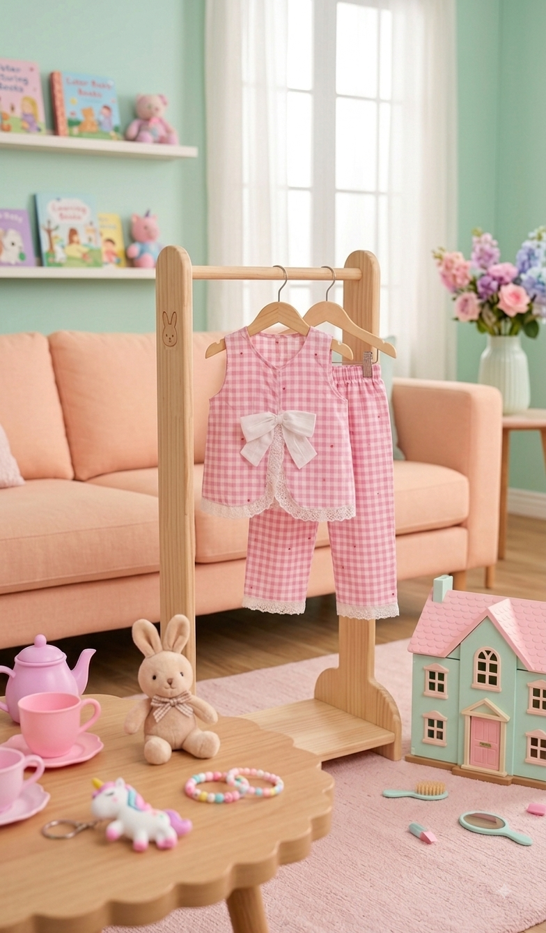Berry Bow Co-Ord Set