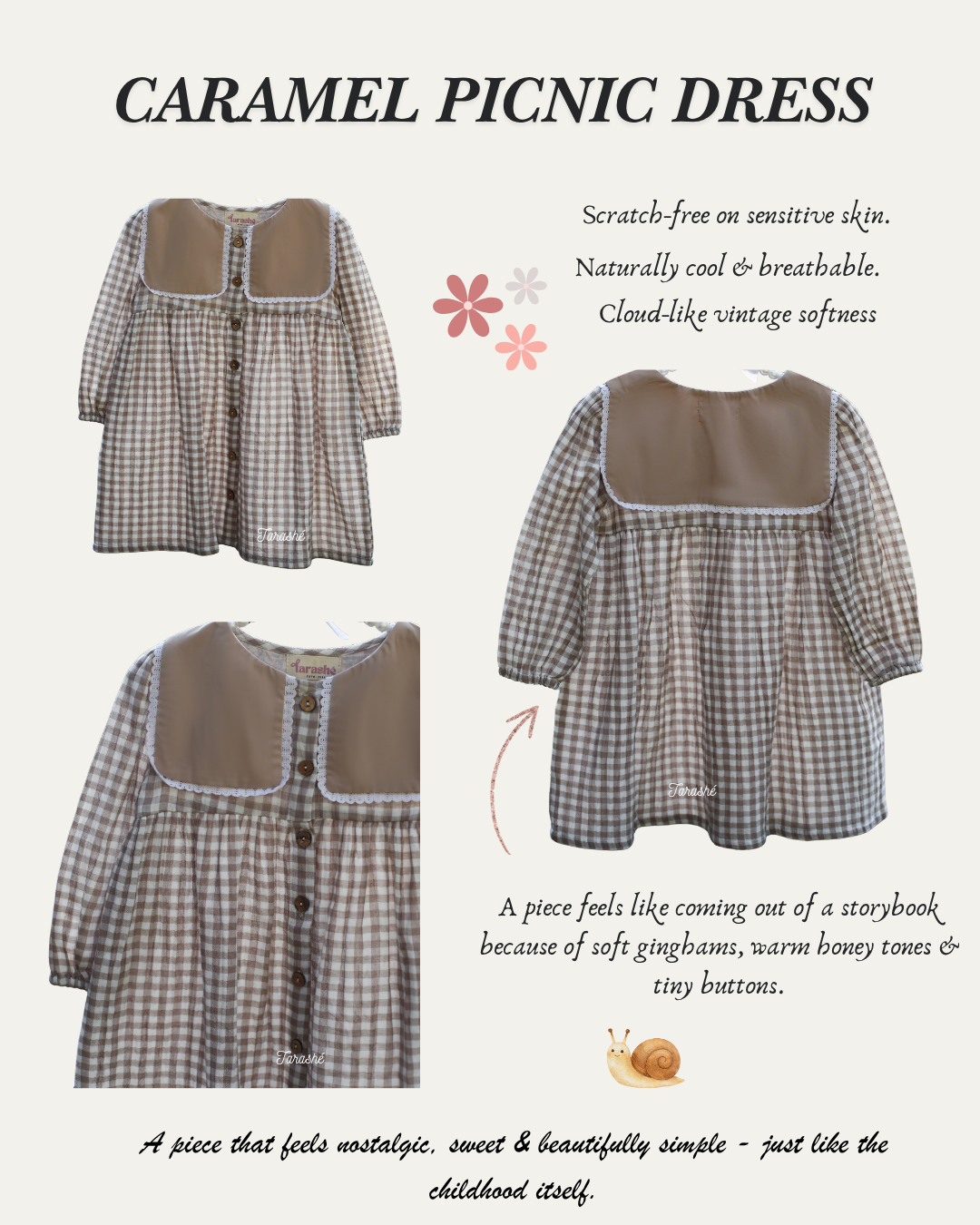 Caramel Picnic Dress