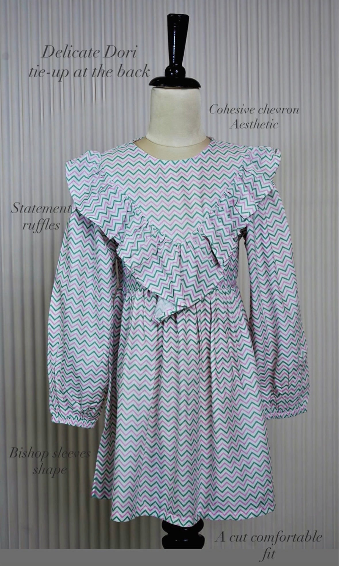 Chevron Charm Dress