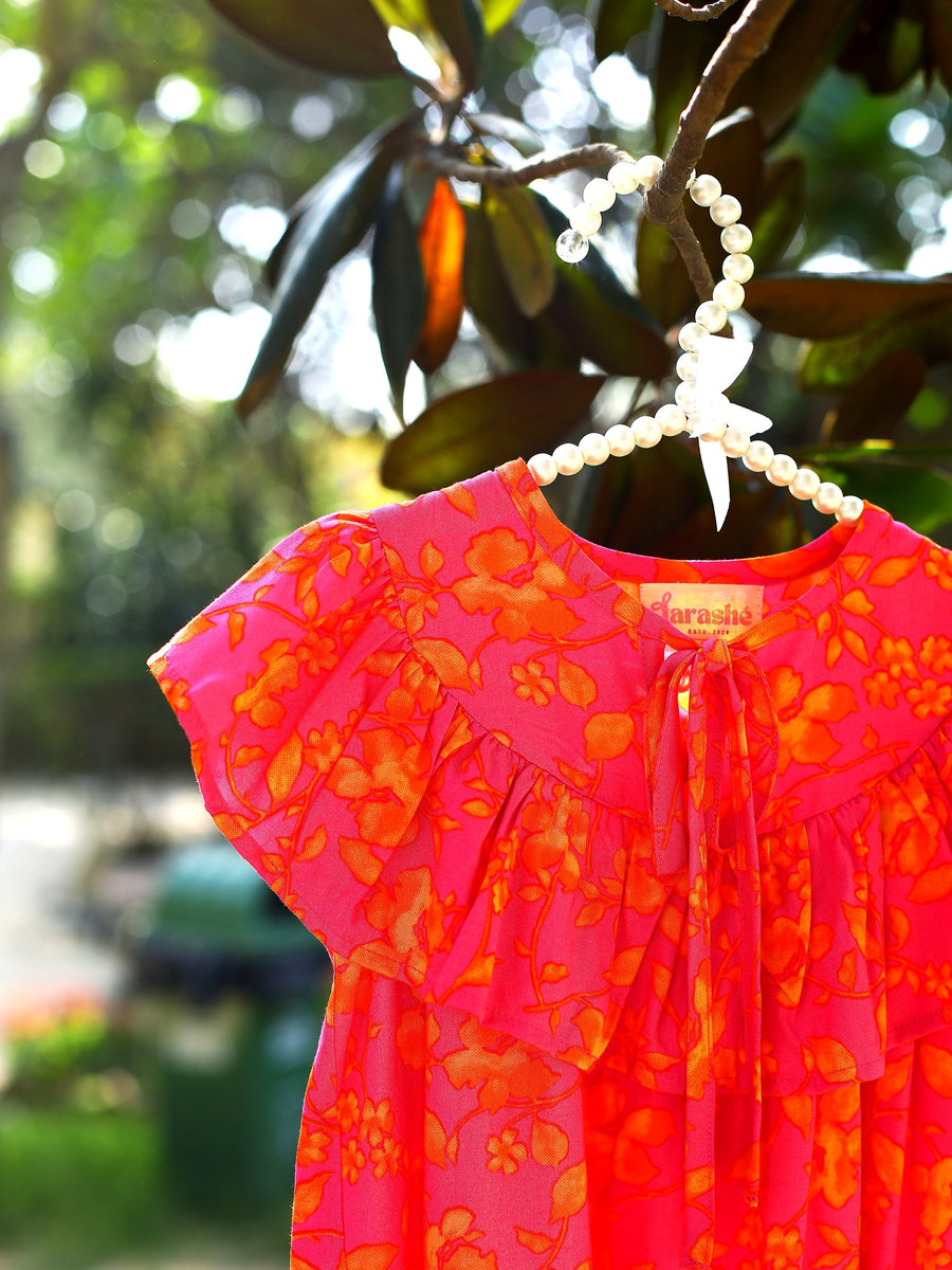 Crimson Glow Dress
