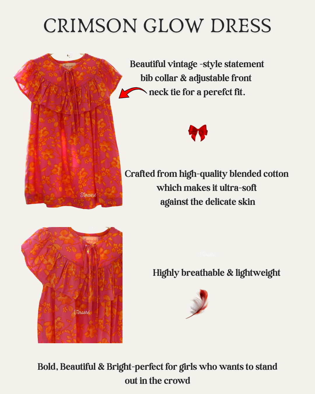Crimson Glow Dress