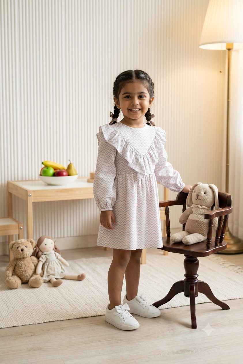 Chevron Charm Dress