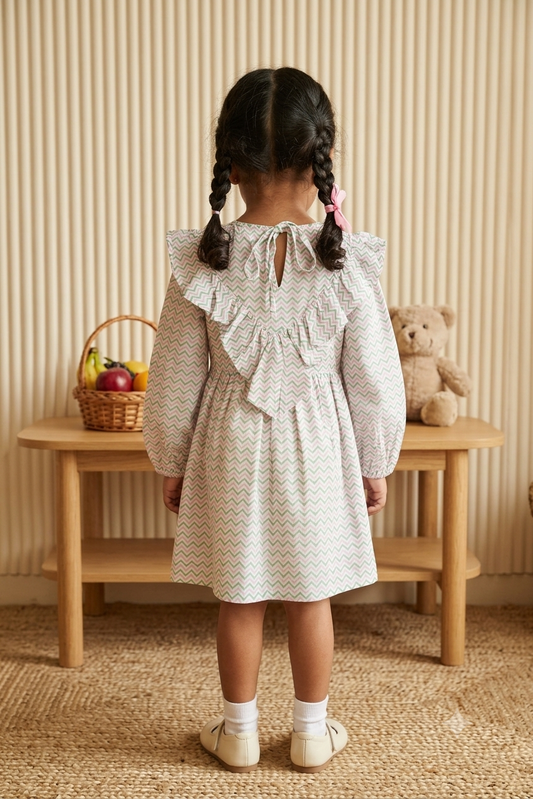 Chevron Charm Dress