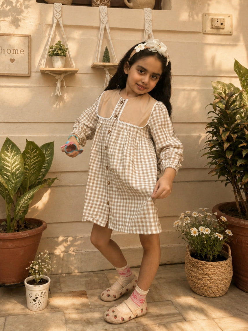 Caramel Picnic Dress