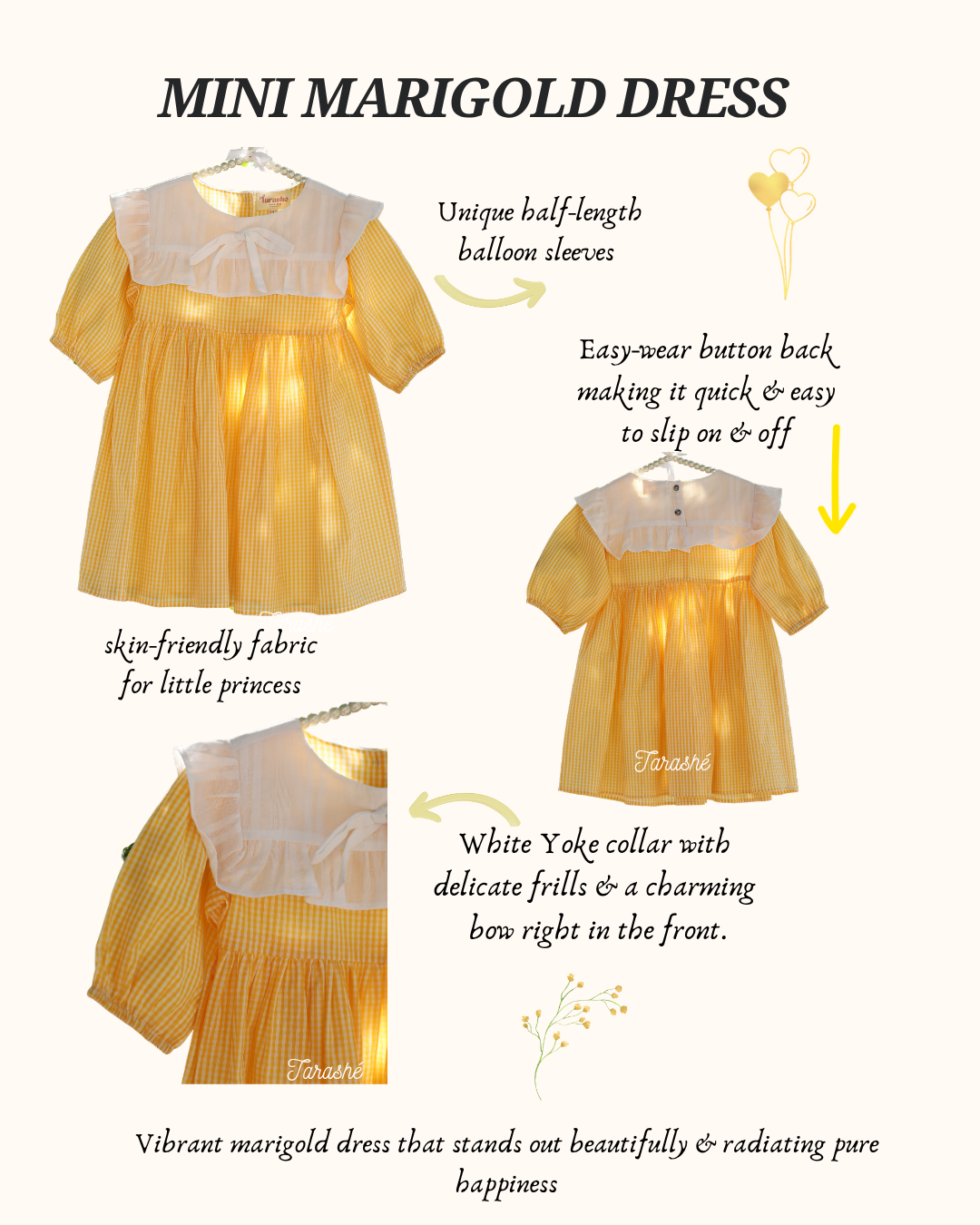 Mini Marigold Dress