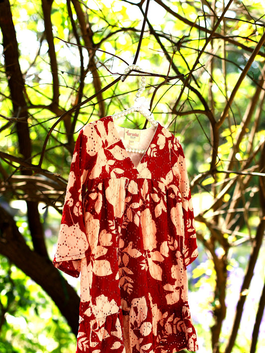 Scarlet Swing Dress