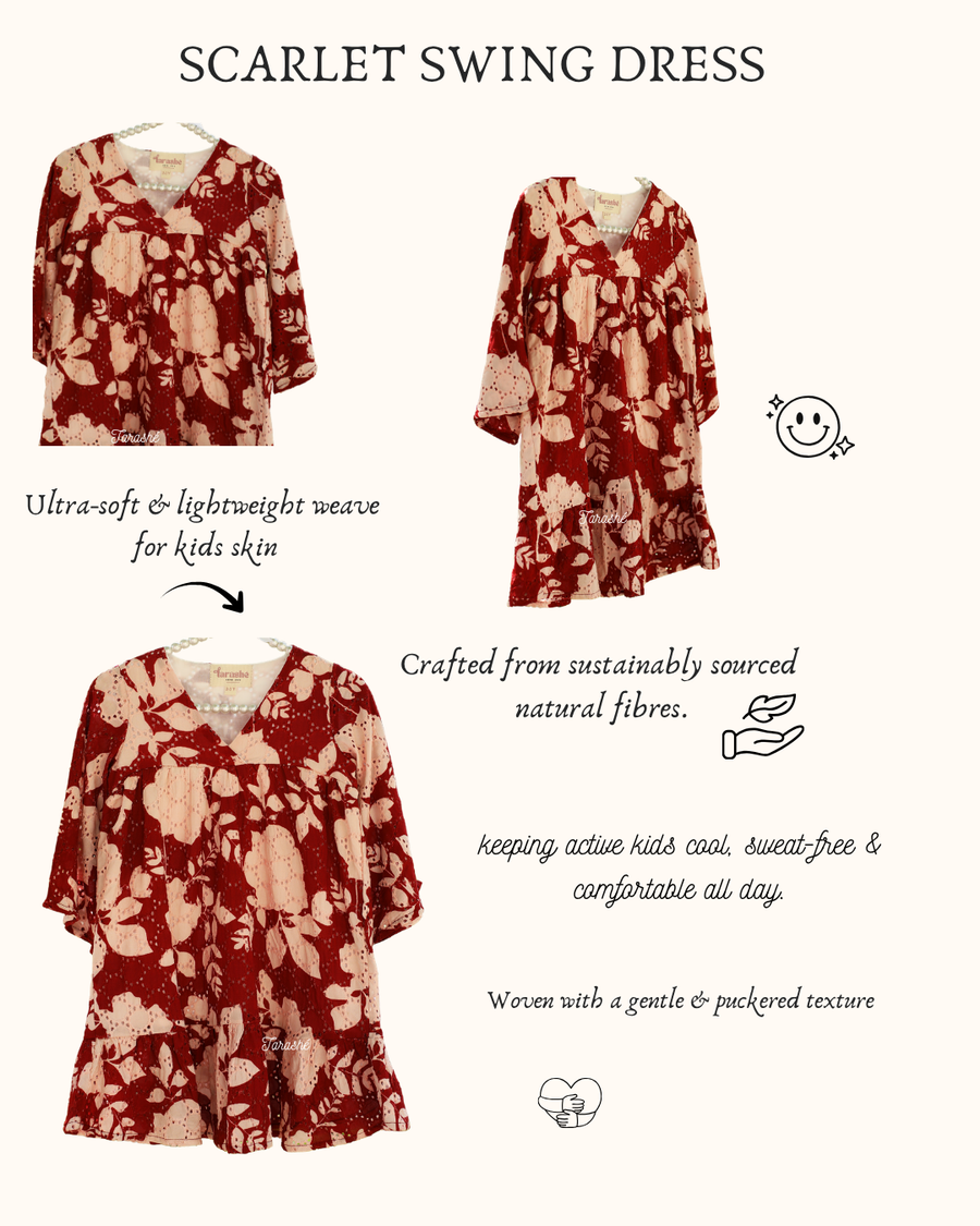 Scarlet Swing Dress