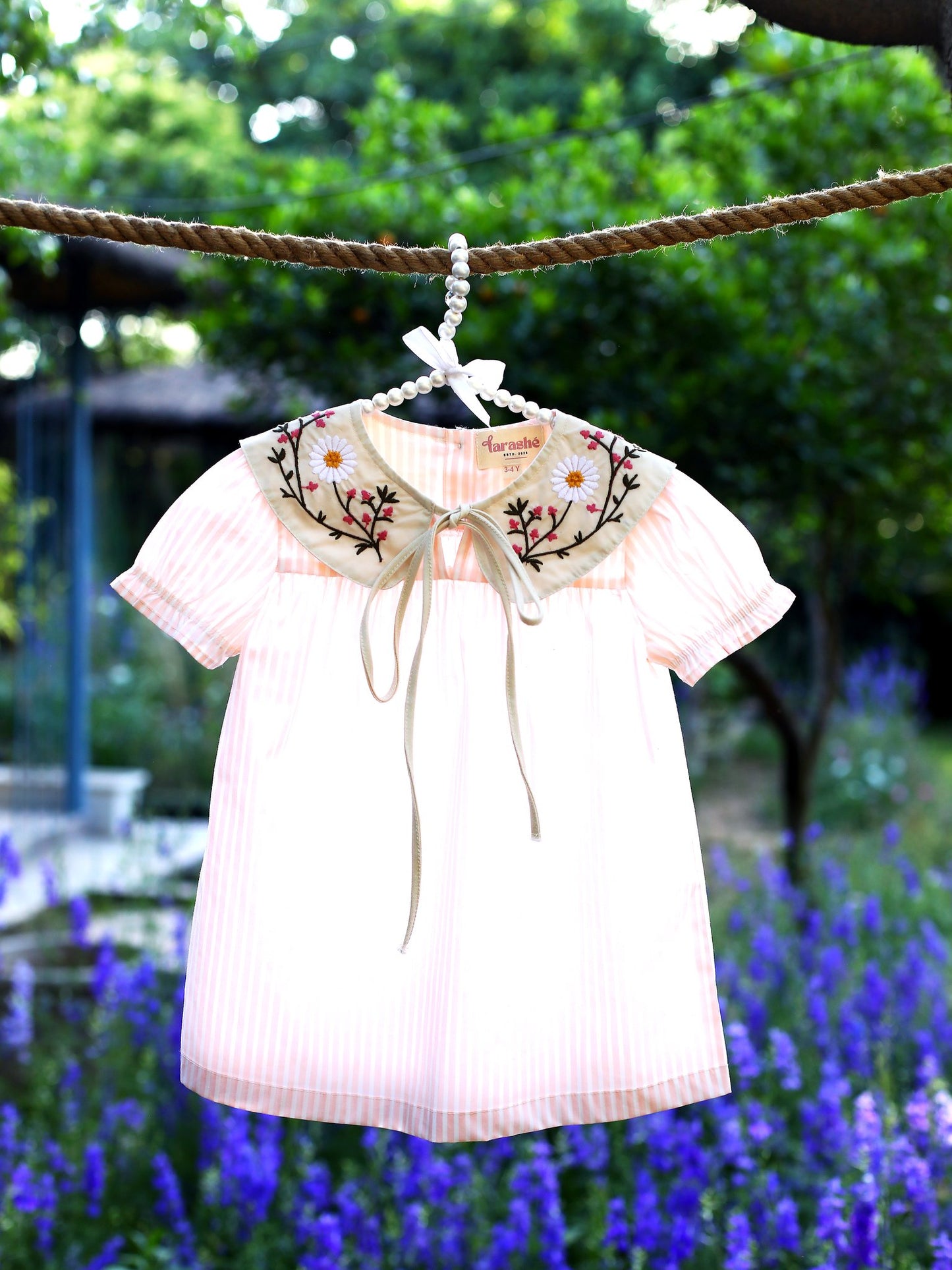 Vintage Bloom Dress (Pink)